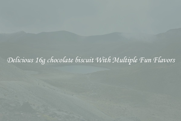Delicious 16g chocolate biscuit With Multiple Fun Flavors