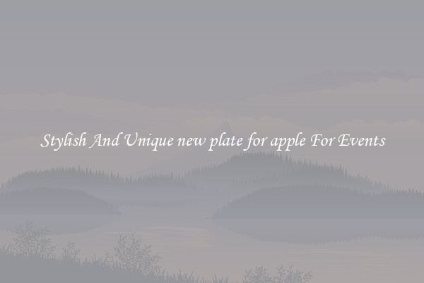 Stylish And Unique new plate for apple For Events