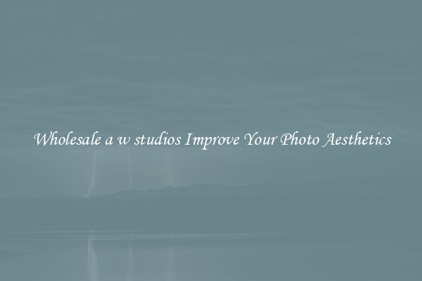 Wholesale a w studios Improve Your Photo Aesthetics