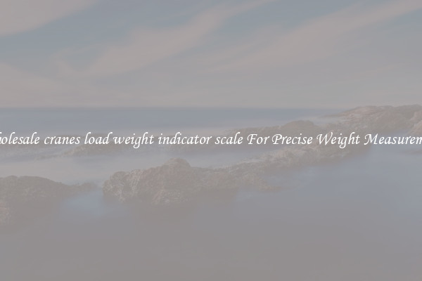 Wholesale cranes load weight indicator scale For Precise Weight Measurement